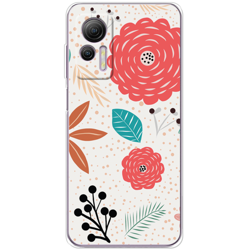 Чехол BoxFace Ulefone Note 14 Line Flowers