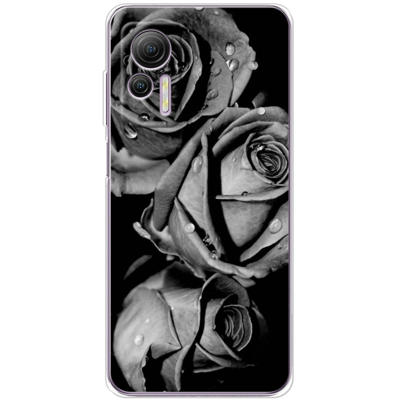 Чехол BoxFace Ulefone Note 14 Black and White Roses