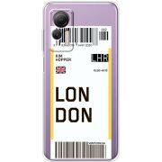 Прозрачный чехол BoxFace Ulefone Note 14 Ticket London