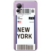 Прозрачный чехол BoxFace Ulefone Note 14 Ticket New York