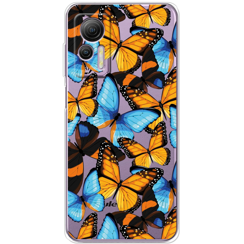 Прозрачный чехол BoxFace Ulefone Note 14 Butterfly Morpho