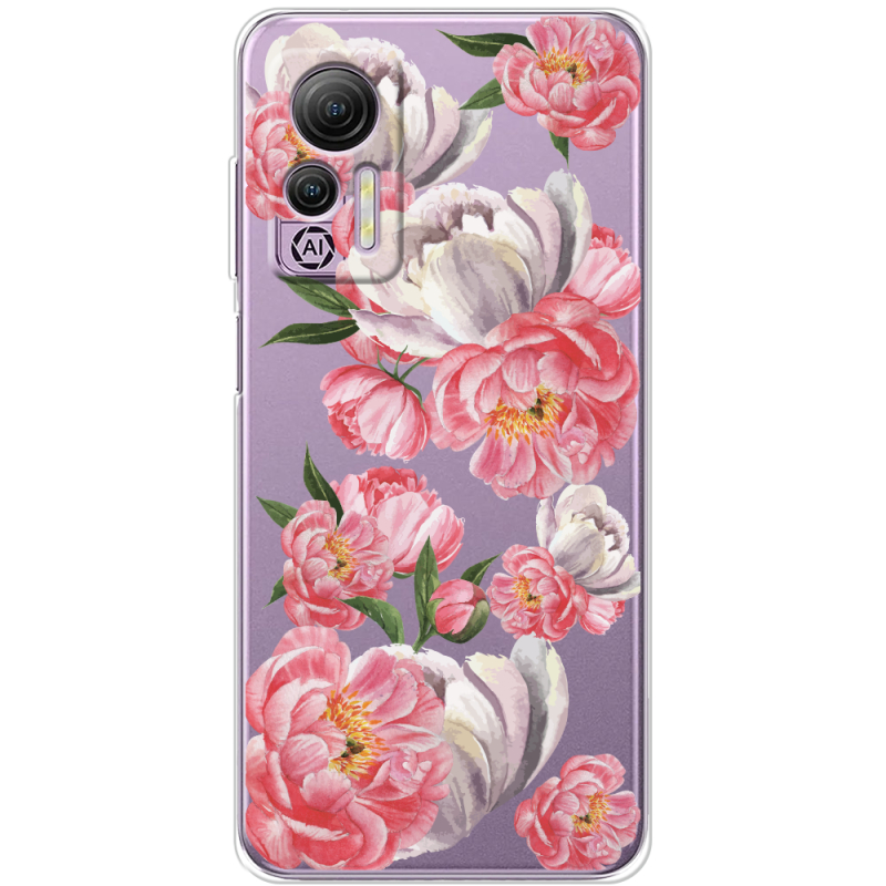 Прозрачный чехол BoxFace Ulefone Note 14 Peony Watercolor Style