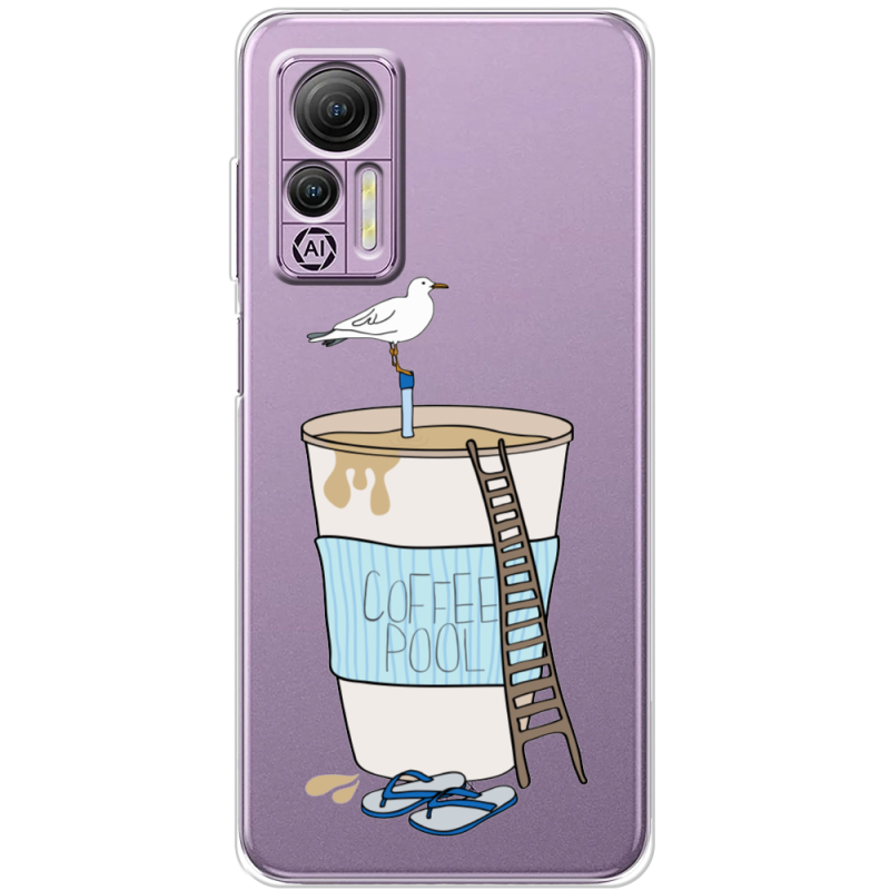 Прозрачный чехол BoxFace Ulefone Note 14 Segull in Cofee Pool