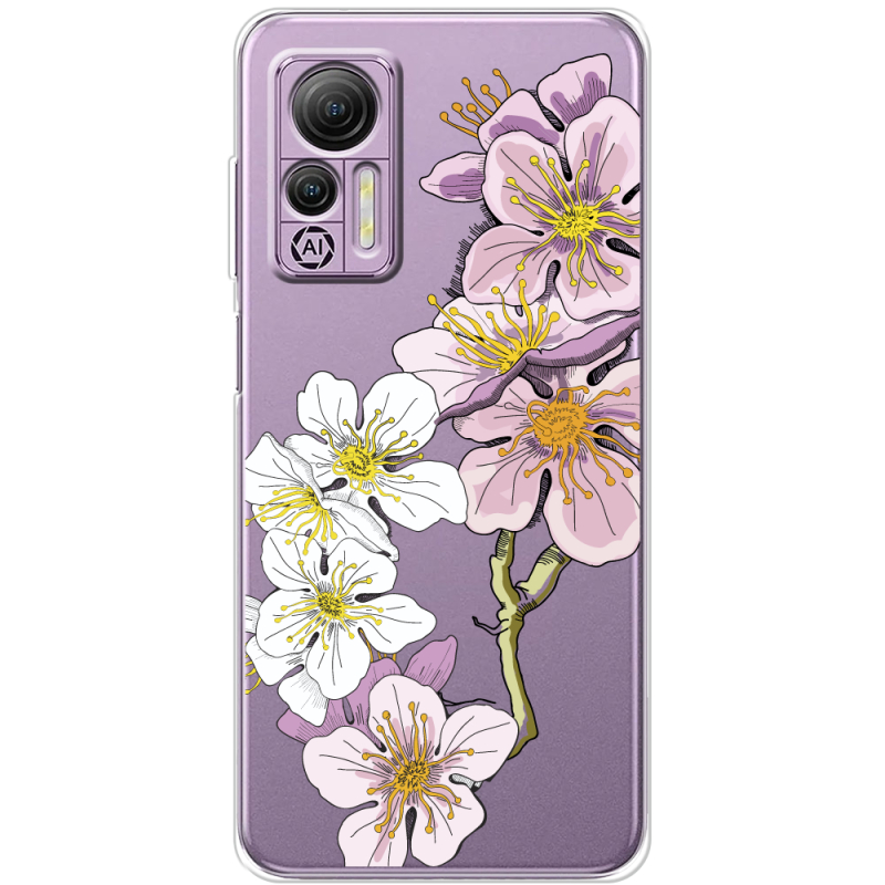 Прозрачный чехол BoxFace Ulefone Note 14 Cherry Blossom