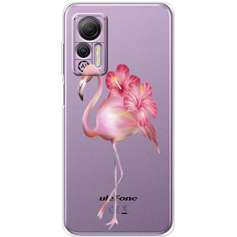 Прозрачный чехол BoxFace Ulefone Note 14 Floral Flamingo