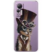 Прозрачный чехол BoxFace Ulefone Note 14 Steampunk Cat