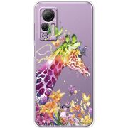 Прозрачный чехол BoxFace Ulefone Note 14 Colorful Giraffe