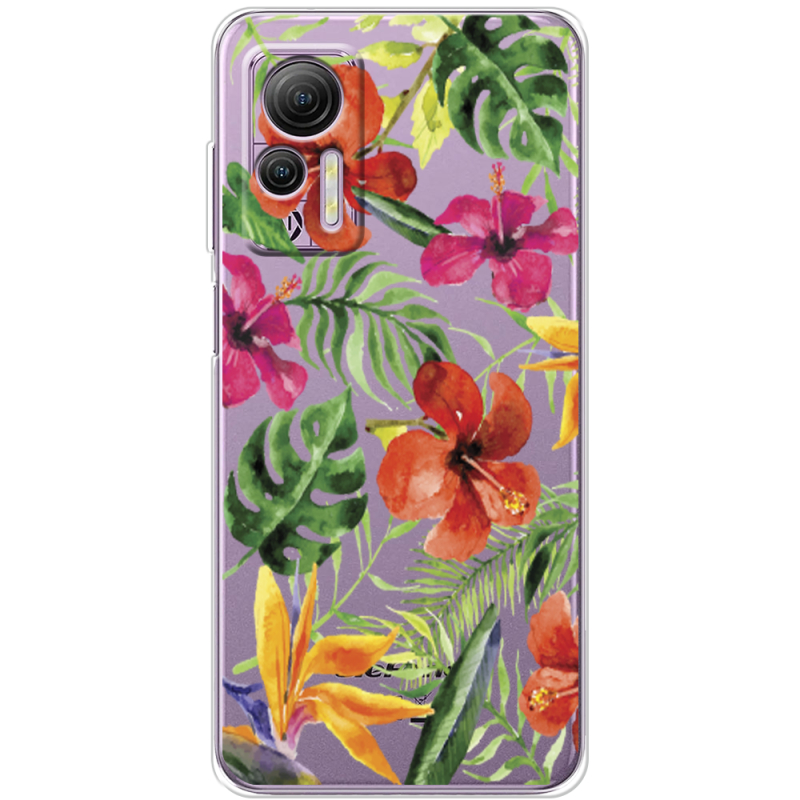 Прозрачный чехол BoxFace Ulefone Note 14 Tropical Flowers