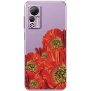 Прозрачный чехол BoxFace Ulefone Note 14 Red Poppies