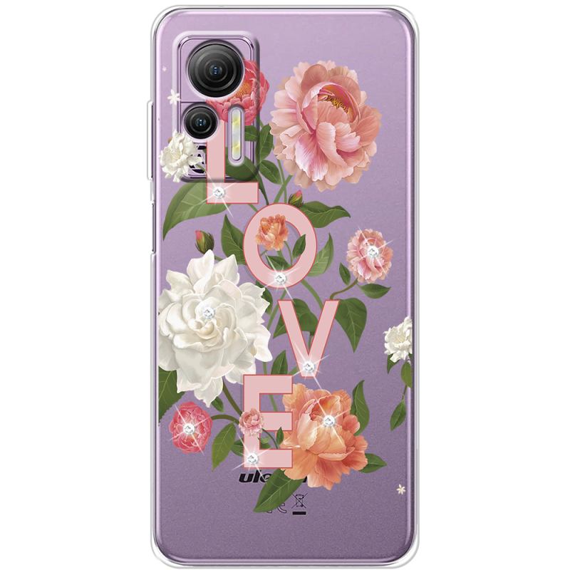 Чехол со стразами Ulefone Note 14 Love