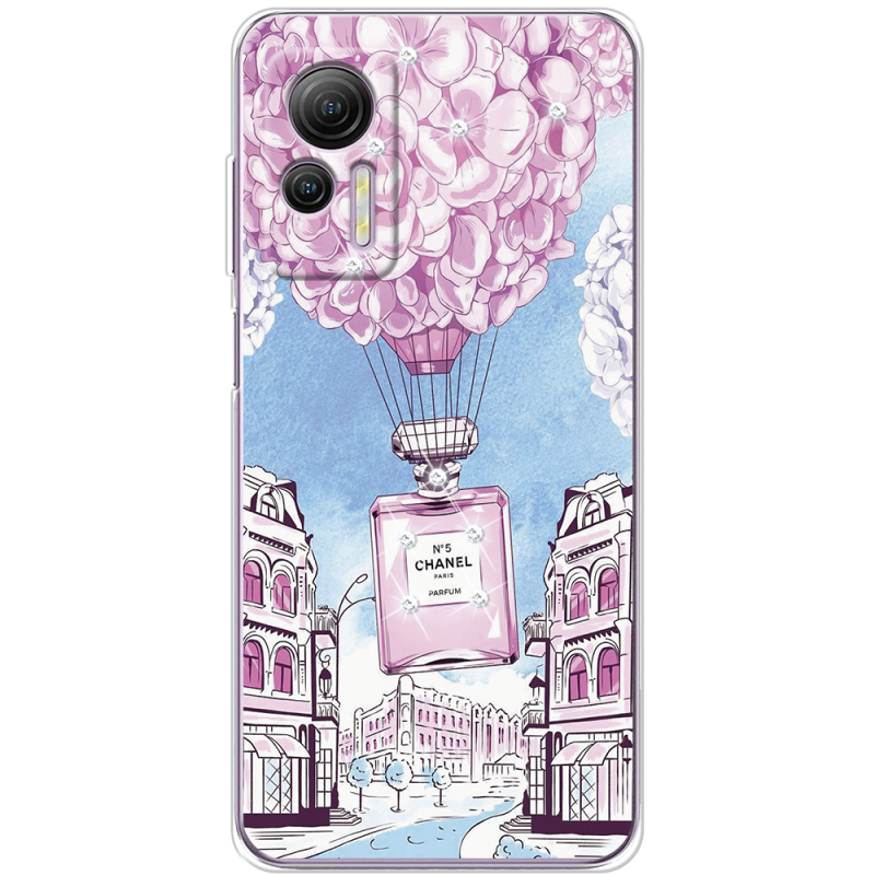 Чехол со стразами Ulefone Note 14 Perfume bottle