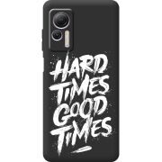 Черный чехол BoxFace Ulefone Note 14 Hard Times Good Times