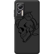 Черный чехол BoxFace Ulefone Note 14 Skull and Roses