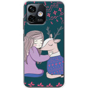 Чехол BoxFace Ulefone Note 16 Pro Girl and deer