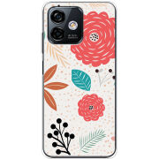 Чехол BoxFace Ulefone Note 16 Pro Line Flowers