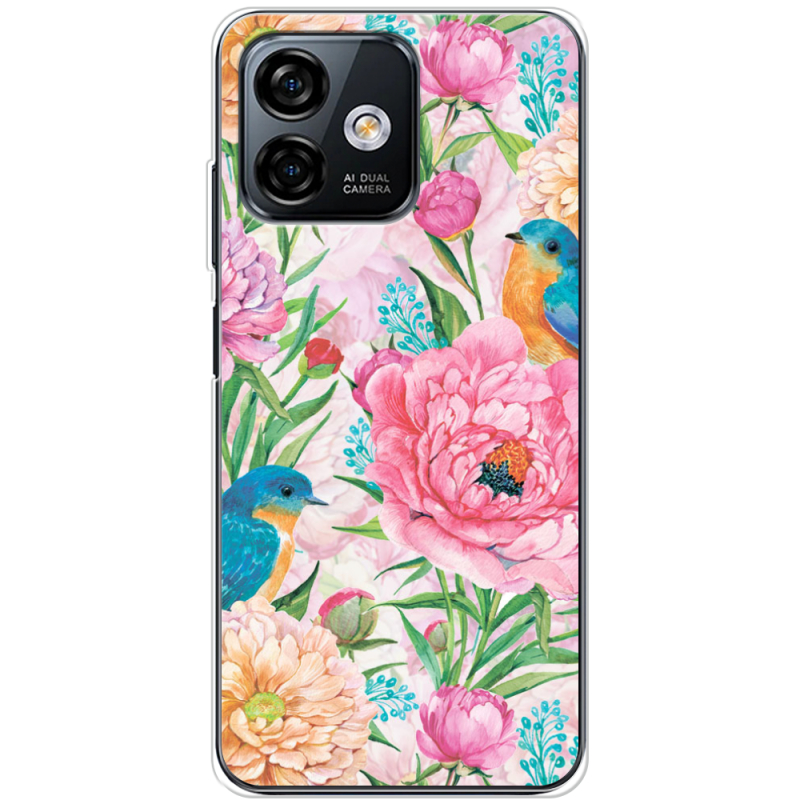 Чехол BoxFace Ulefone Note 16 Pro Birds in Flowers