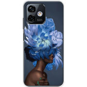 Чехол BoxFace Ulefone Note 16 Pro Exquisite Blue Flowers