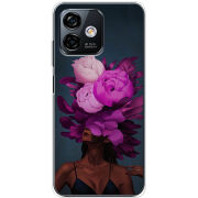 Чехол BoxFace Ulefone Note 16 Pro Exquisite Purple Flowers