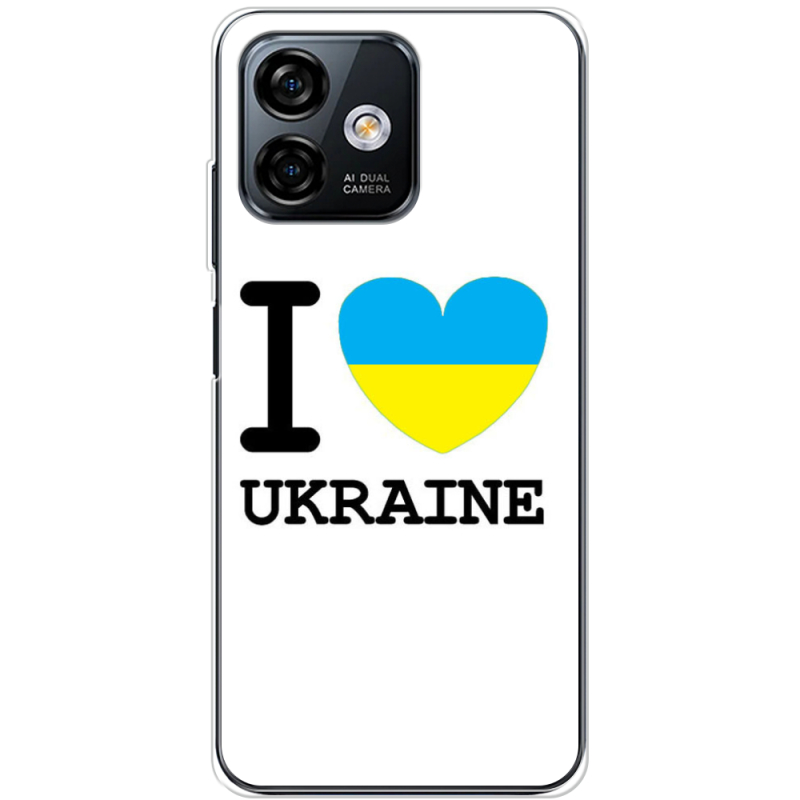 Чехол BoxFace Ulefone Note 16 Pro I love Ukraine