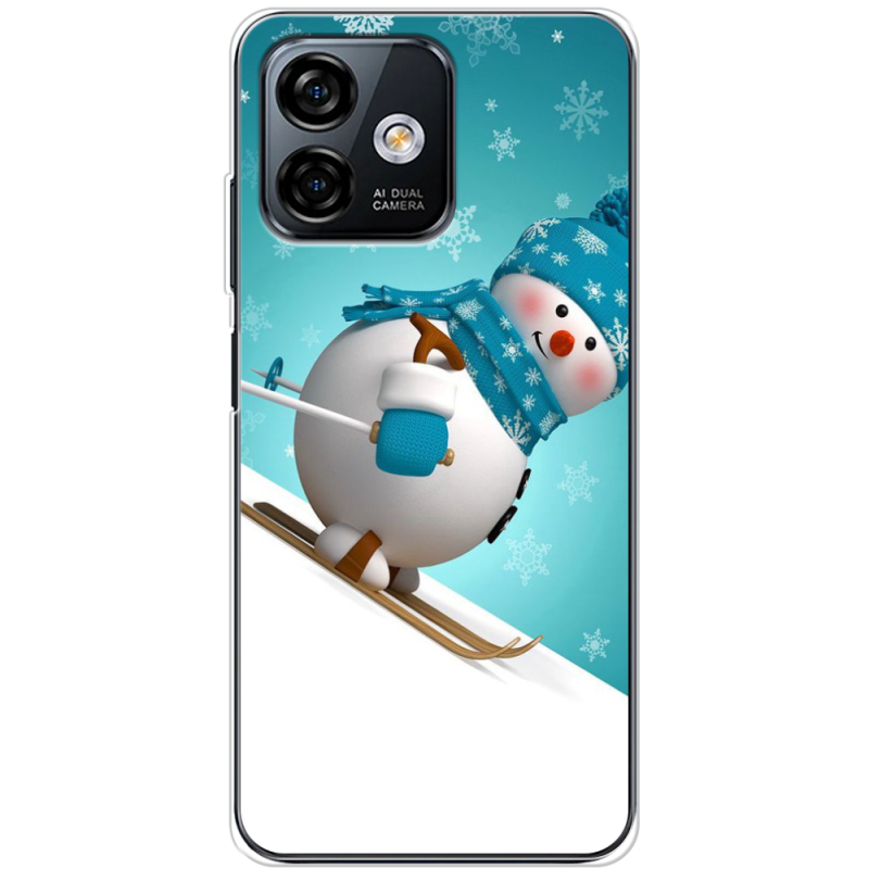 Чехол BoxFace Ulefone Note 16 Pro Skier Snowman