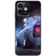 Чехол BoxFace Ulefone Note 16 Pro Silver Car