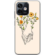 Чехол BoxFace Ulefone Note 16 Pro Flower Hands