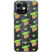 Прозрачный чехол BoxFace Ulefone Note 16 Pro Pattern Baby Yoda