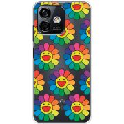 Прозрачный чехол BoxFace Ulefone Note 16 Pro Hippie Flowers