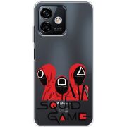 Прозрачный чехол BoxFace Ulefone Note 16 Pro siquid game люди в красном