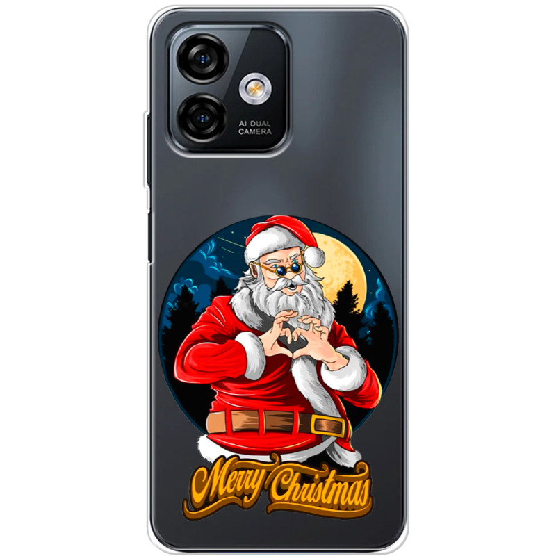 Прозрачный чехол BoxFace Ulefone Note 16 Pro Cool Santa