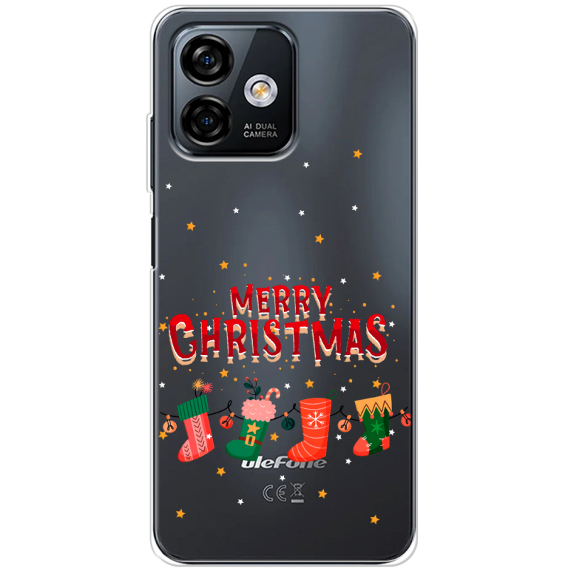 Прозрачный чехол BoxFace Ulefone Note 16 Pro Merry Christmas