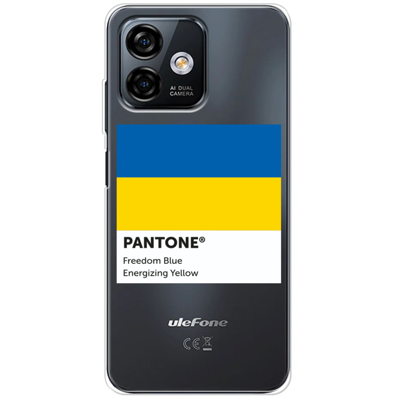 Прозрачный чехол BoxFace Ulefone Note 16 Pro Pantone вільний синій