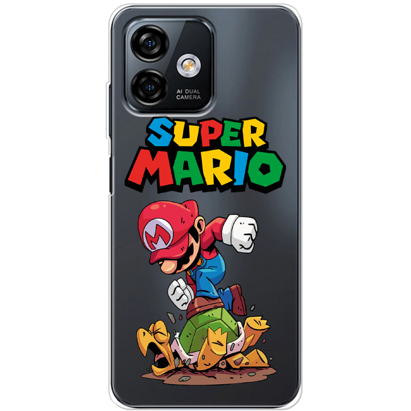 Прозрачный чехол BoxFace Ulefone Note 16 Pro Super Mario