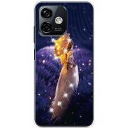 Чехол со стразами Ulefone Note 16 Pro Girl with Umbrella