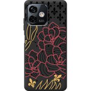 Черный чехол BoxFace Ulefone Note 16 Pro FranceFlowers