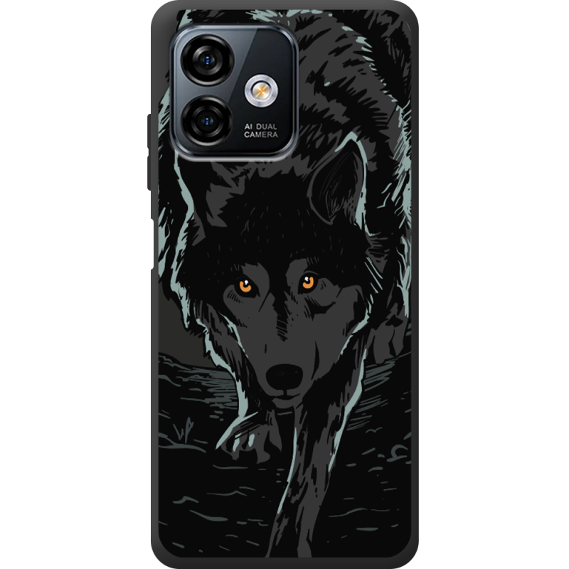 Черный чехол BoxFace Ulefone Note 16 Pro Wolf