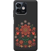 Черный чехол BoxFace Ulefone Note 16 Pro Ukrainian Ornament