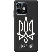 Черный чехол BoxFace Ulefone Note 16 Pro Тризуб монограмма ukraine