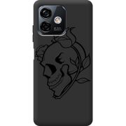 Черный чехол BoxFace Ulefone Note 16 Pro Skull and Roses