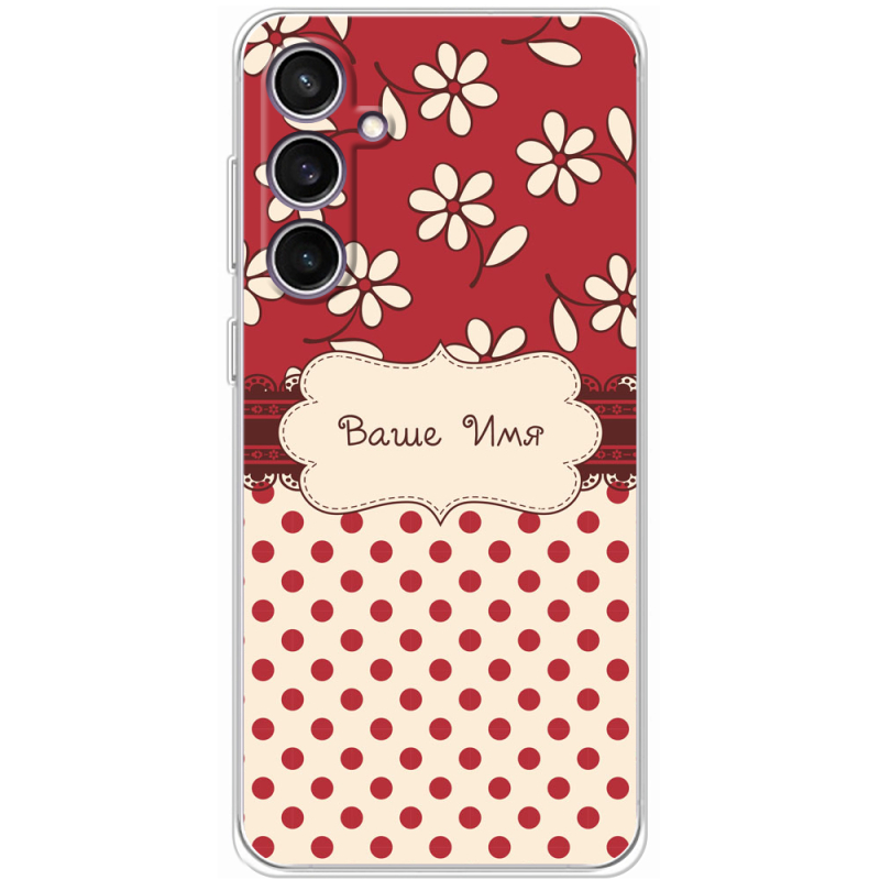 Чехол BoxFace Samsung Galaxy S24 FE (S721) Именной Polka Dots