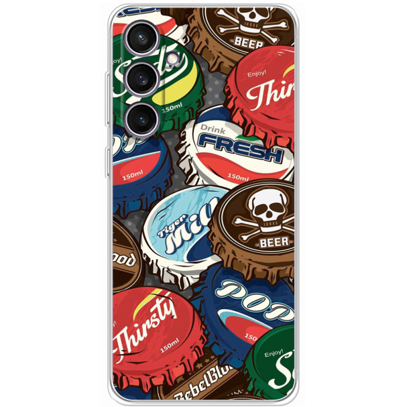 Чехол BoxFace Samsung Galaxy S24 FE (S721) Drink Lids