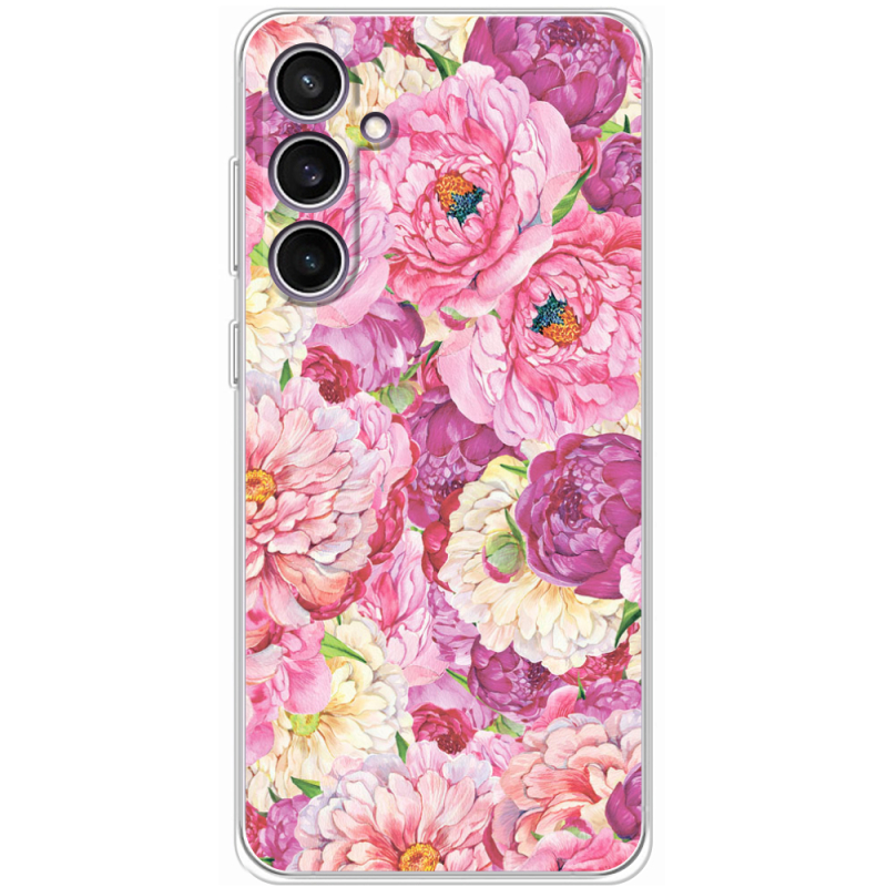 Чехол BoxFace Samsung Galaxy S24 FE (S721) Pink Peonies