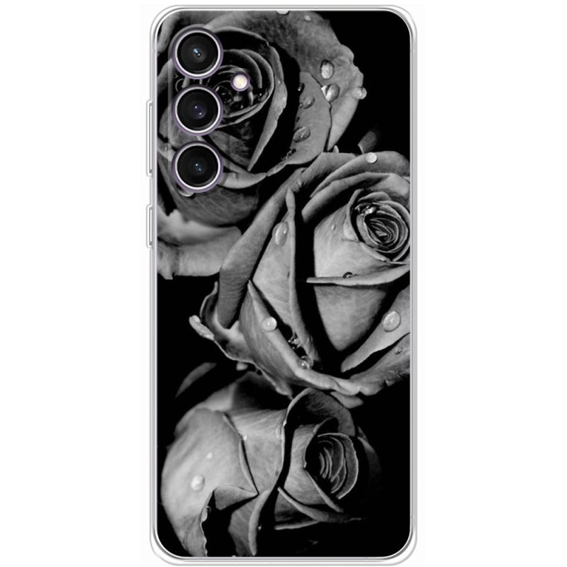 Чехол BoxFace Samsung Galaxy S24 FE (S721) Black and White Roses