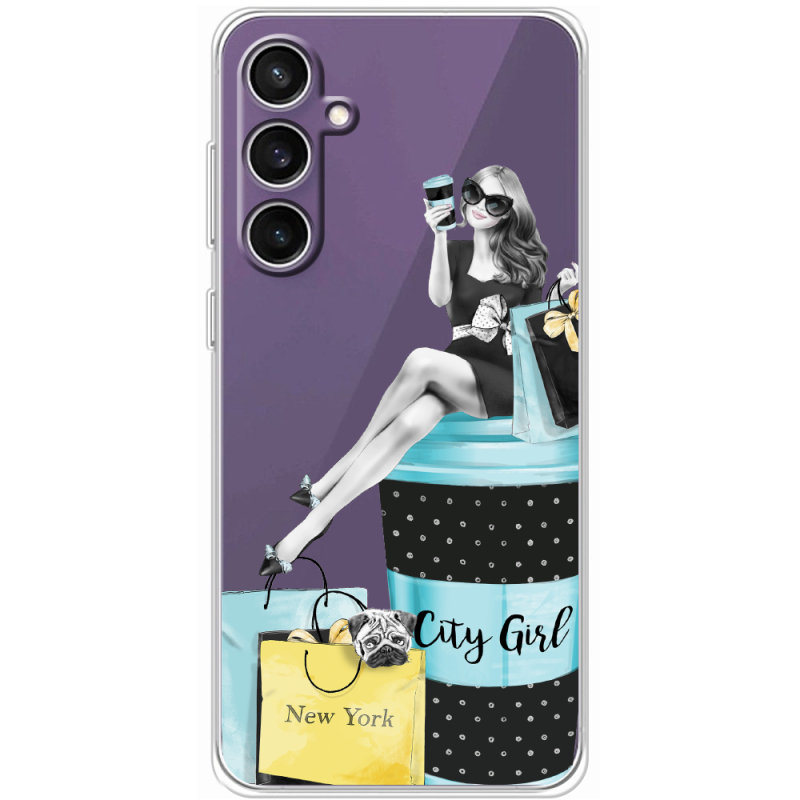 Прозрачный чехол BoxFace Samsung Galaxy S24 FE (S721) City Girl