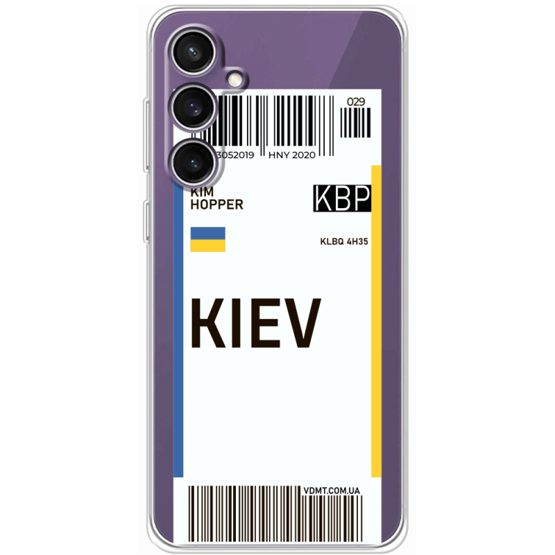 Прозрачный чехол BoxFace Samsung Galaxy S24 FE (S721) Ticket Kiev