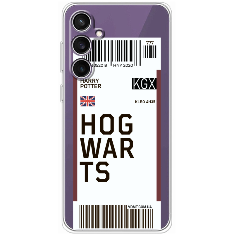 Прозрачный чехол BoxFace Samsung Galaxy S24 FE (S721) Ticket Hogwarts