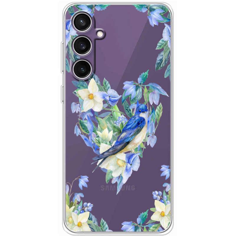 Прозрачный чехол BoxFace Samsung Galaxy S24 FE (S721) Spring Bird