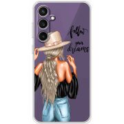 Прозрачный чехол BoxFace Samsung Galaxy S24 FE (S721) Follow Your Dreams