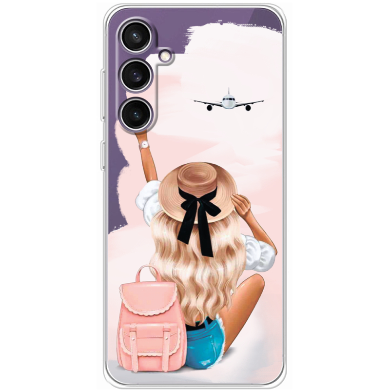 Прозрачный чехол BoxFace Samsung Galaxy S24 FE (S721) Travel Girl