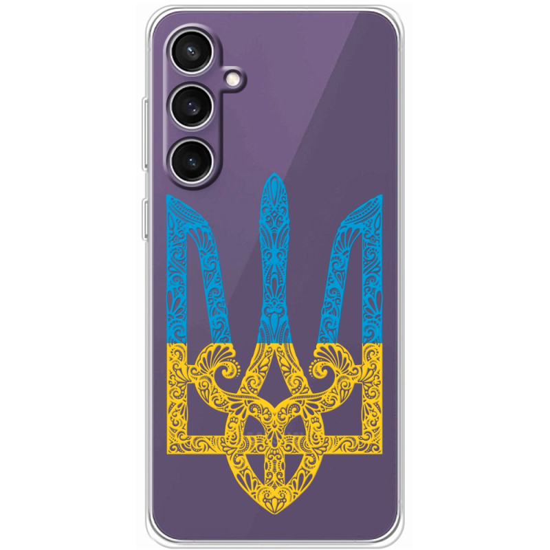 Прозрачный чехол BoxFace Samsung Galaxy S24 FE (S721) Gold Trident